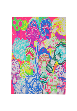 Neon Mushrooms Knot Wrap
